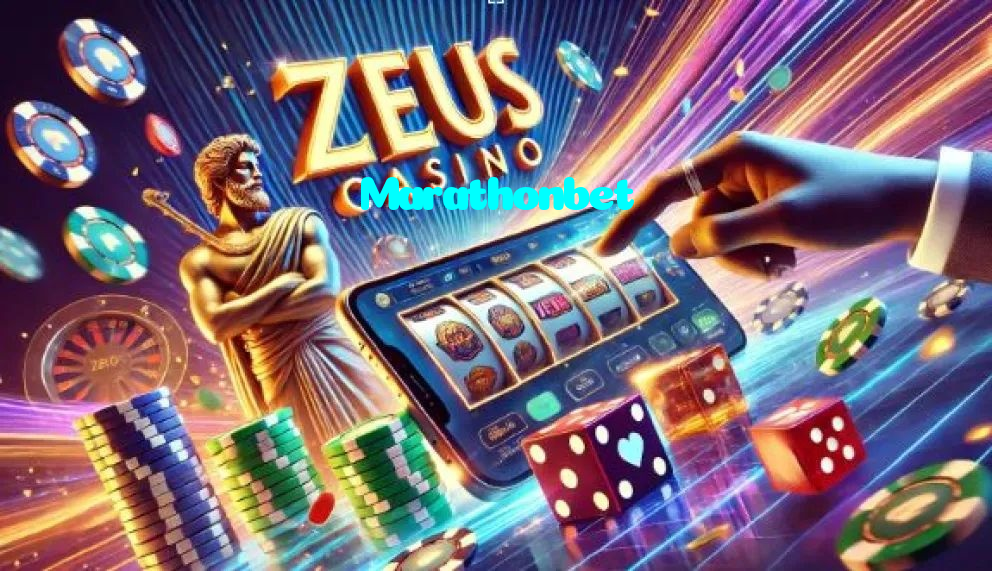 Marathonbet casino presented on mobile device in Pakistan with slots and live games